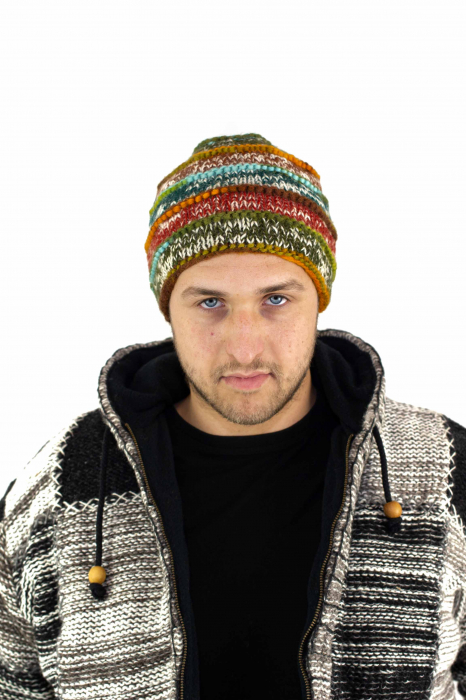 Caciula din lana - Crazy Rainbow [5]