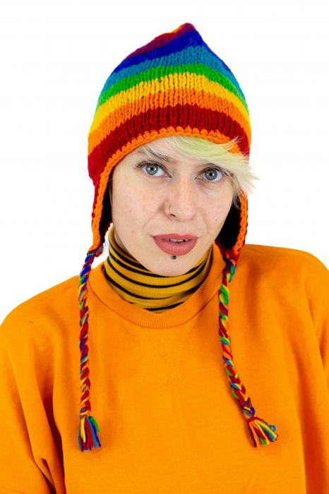 Caciula din lana - Rainbow [3]