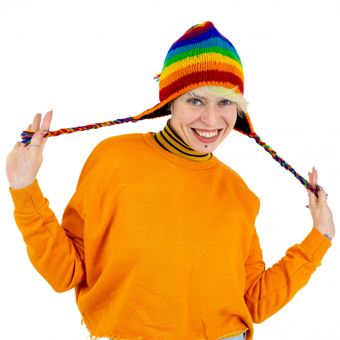 Caciula din lana - Rainbow [2]
