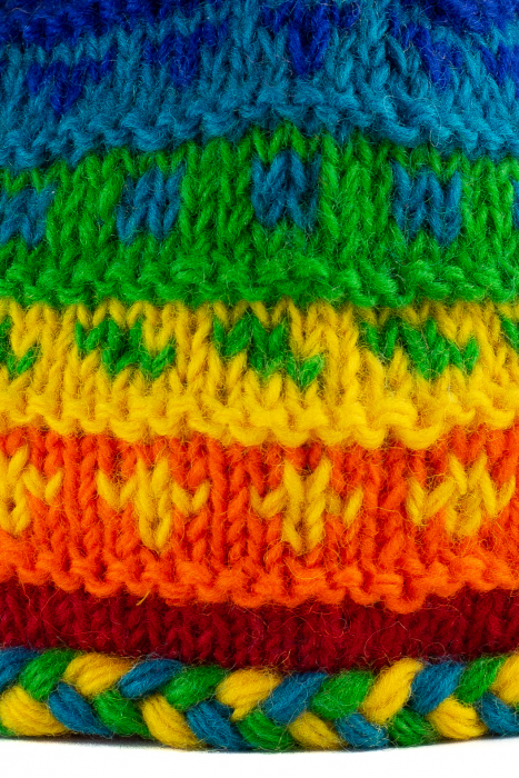 Caciula din lana - Rainbow [3]