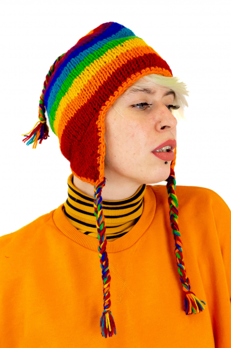 Caciula din lana - Rainbow [4]