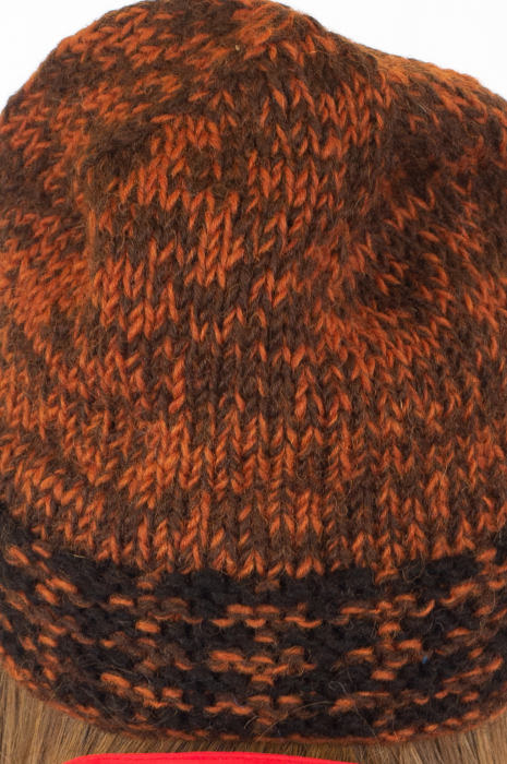 Caciula din lana - Black and Brown [6]
