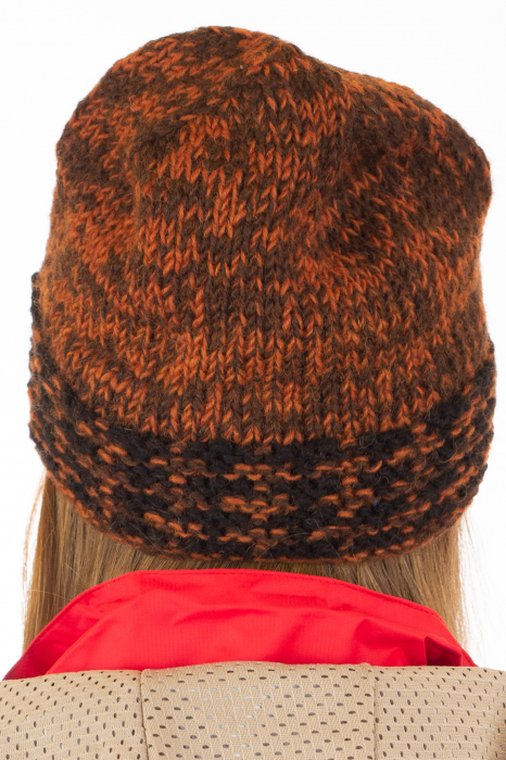 Caciula din lana - Black and Brown [5]