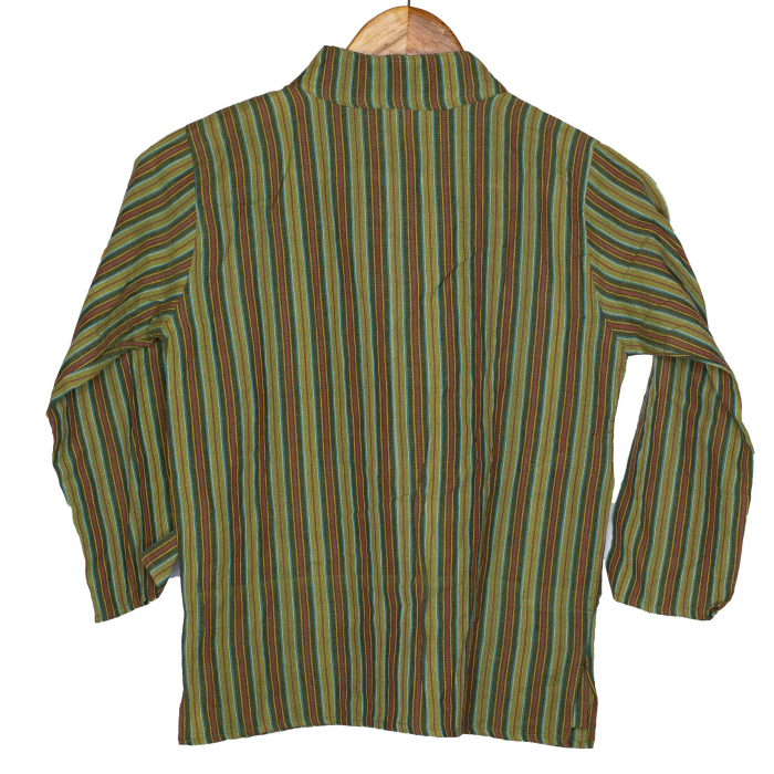 Camasa copii maneca lunga din bumbac verde  - Elefant 4 M22 [2]