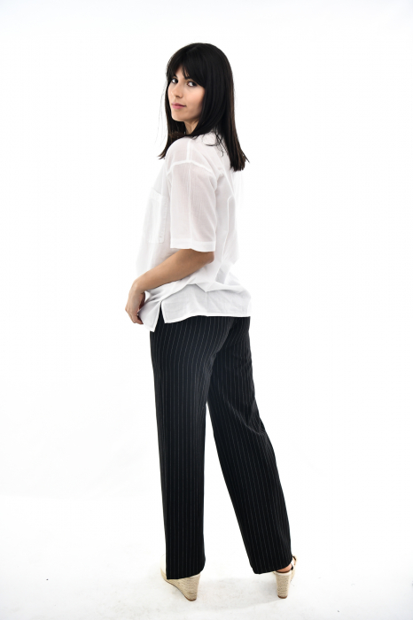 Camasa cu maneca scurta soft cotton - Albastru Prafuit [12]