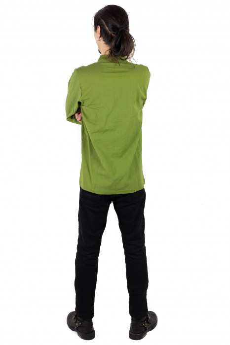 Camasa cu nod chinezesc - Chinese knot shirt - Turcoaz [4]