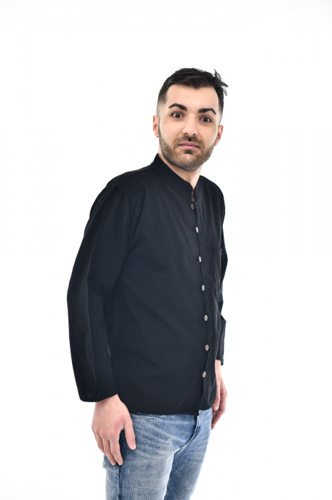 Camasa lejera cu maneca lunga - Mustar [2]