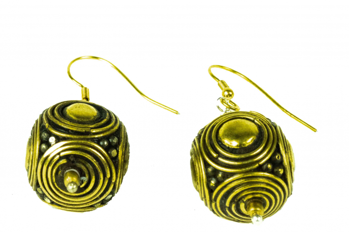 Cercei bila - Wire Mozaic - E132 [2]