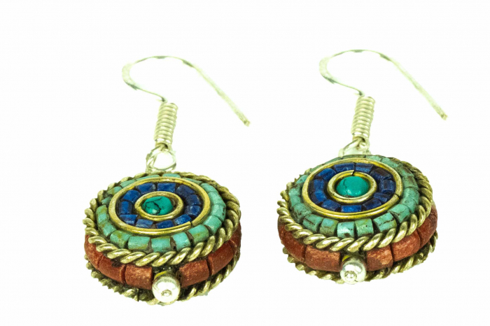 Cercei rotunzi - Mozaic - E124 [2]