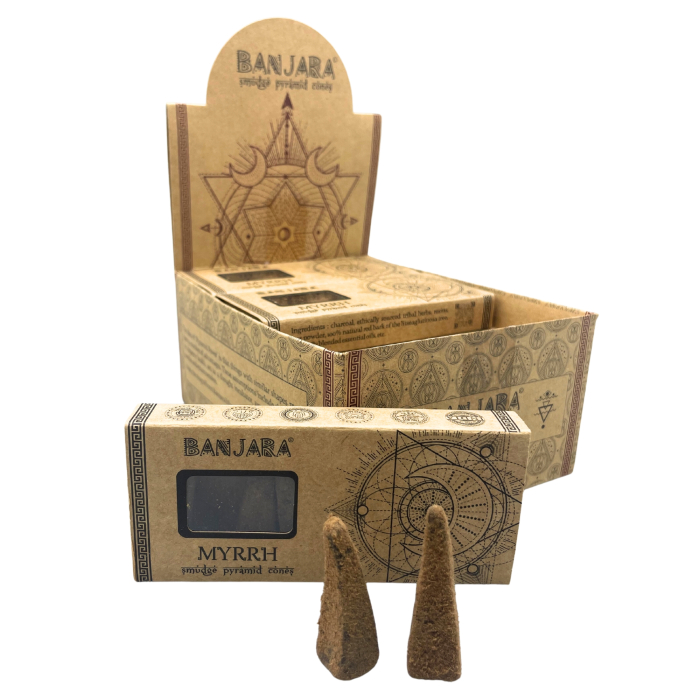 Conuri (10buc.) Parfumate Premium Banjara - Smirnă [3]