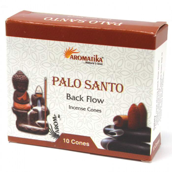 Conuri  (10buc) Parfumate Aromatice „Fum Curgător” – Palo Santo [1]