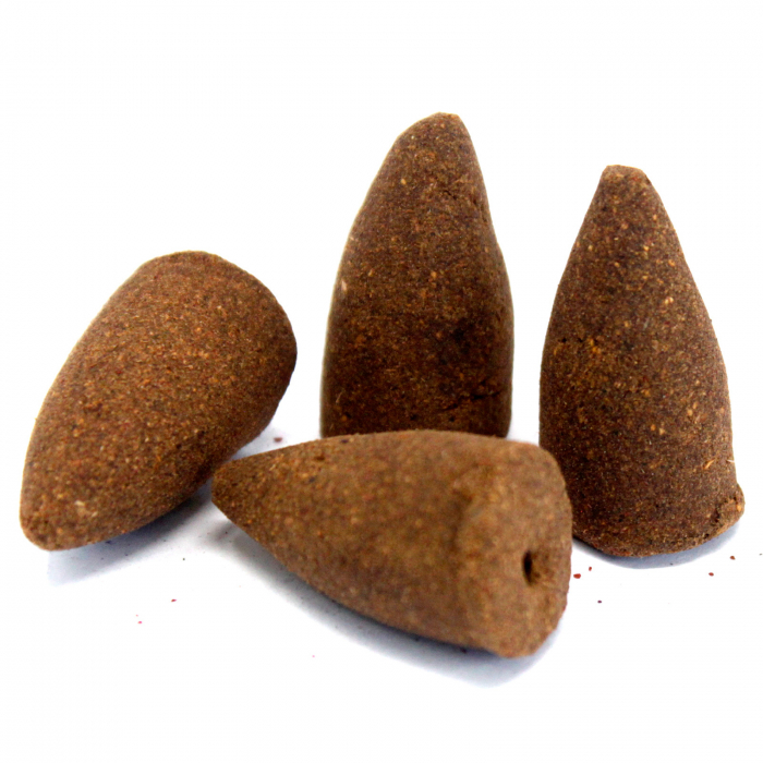 Conuri  (10buc) Parfumate Aromatice „Fum Curgător” –  Sandal [3]