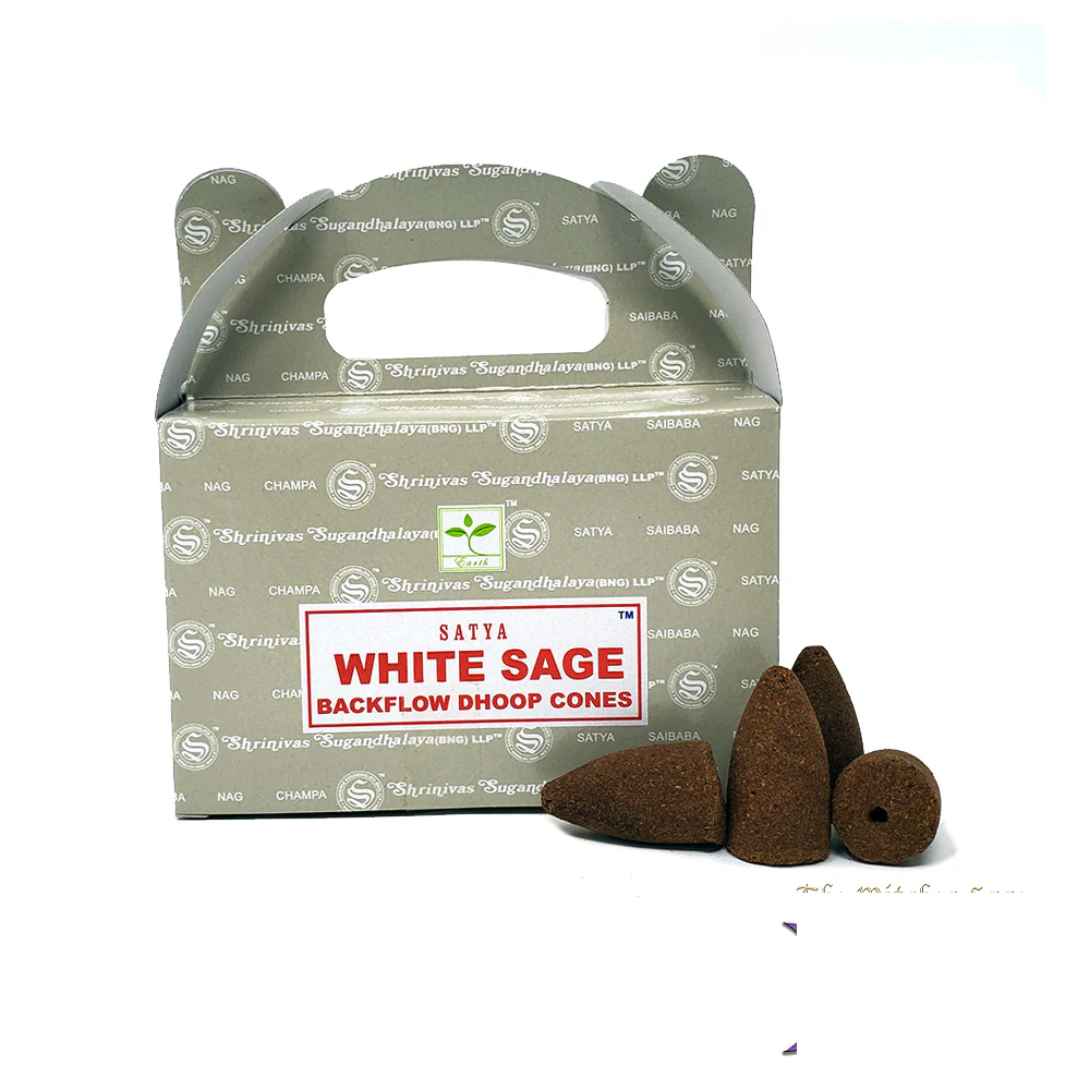 Conuri Parfumate „Fum Curgător” – White Sage [1]