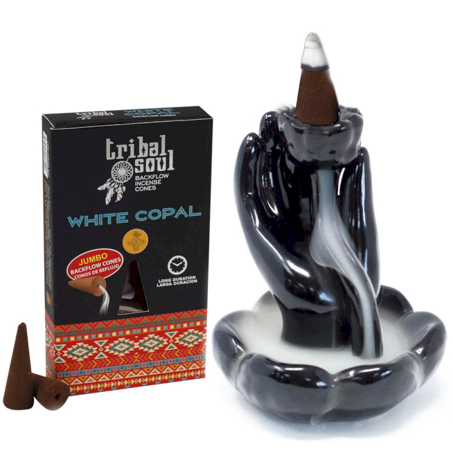 Conuri Parfumate (Fum Greu) Premium Tribal Soul - Copal Alb [1]