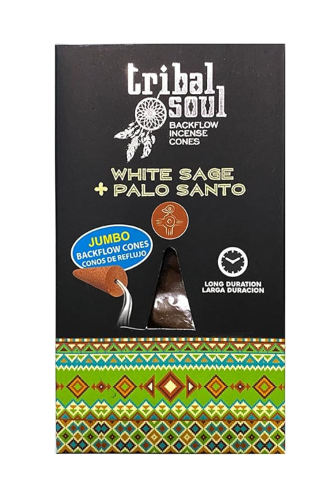 Conuri Parfumate Premium Tribal Soul - Salvie Albă și Lavandă [1]