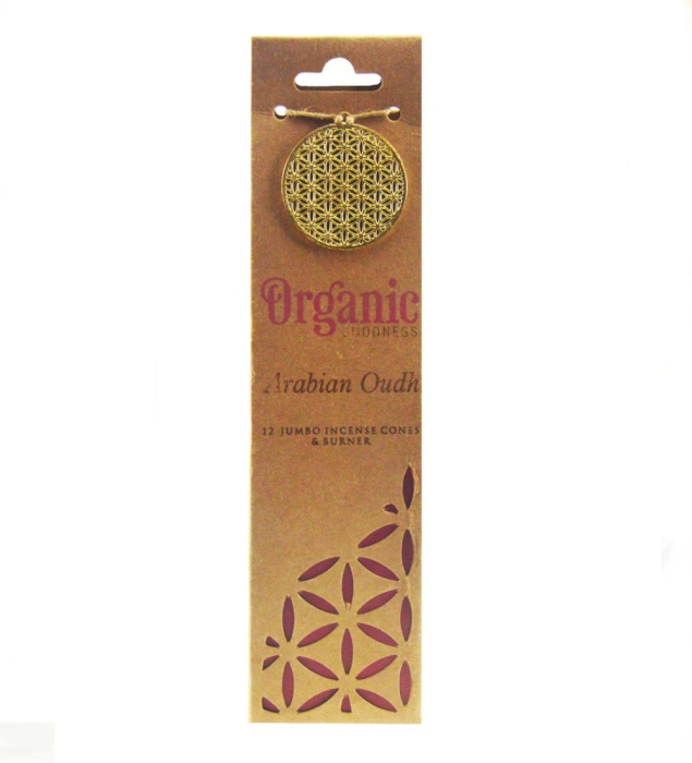 Conuri Parfumate  Organic Arabian Oudh + suport ceramic – Song of India [4]