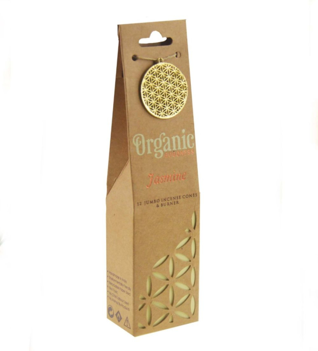 Conuri Parfumate  Organic Iasomie + suport ceramic – Song of India [2]