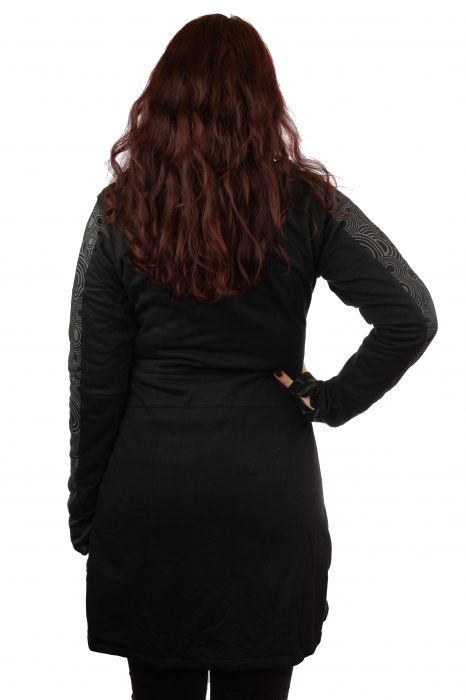 Jacheta femei neagra - Patterns [4]