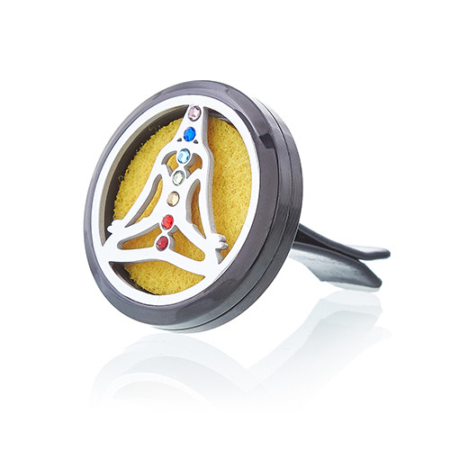 Difuzor Auto - Pewter Yoga Chakra (30 mm) [3]