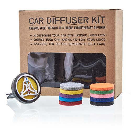 Difuzor Auto - Pewter Yoga Chakra (30 mm) [1]