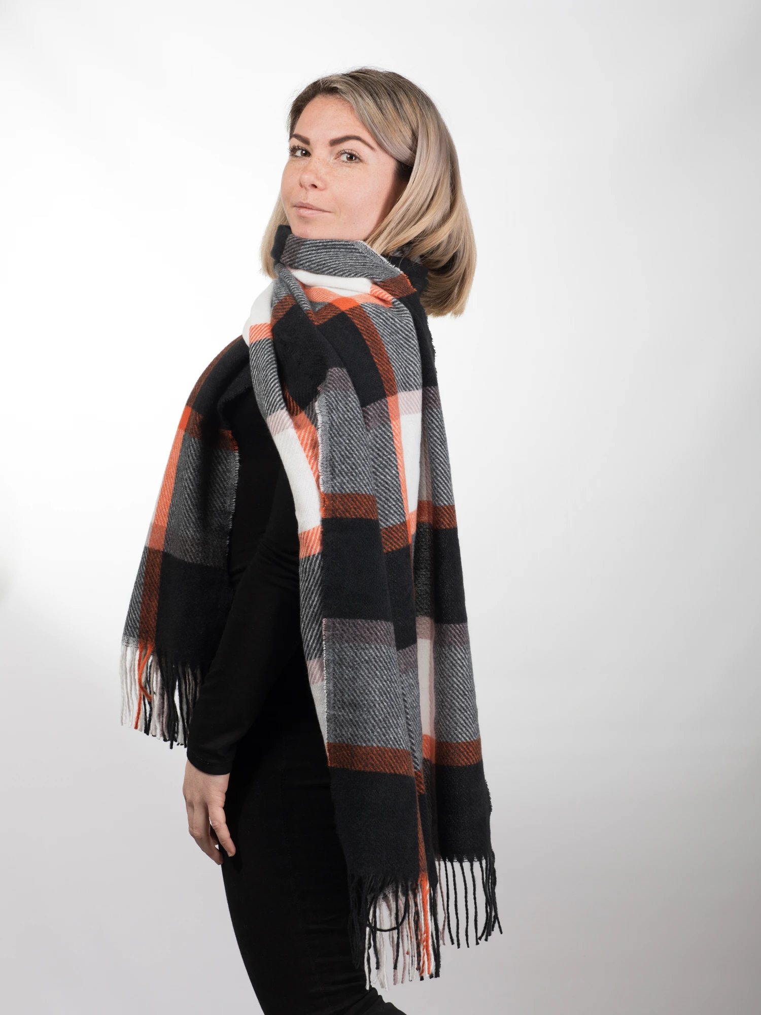 Esarfa eleganta din casmir tip sal - Model Unicat 14 [5]