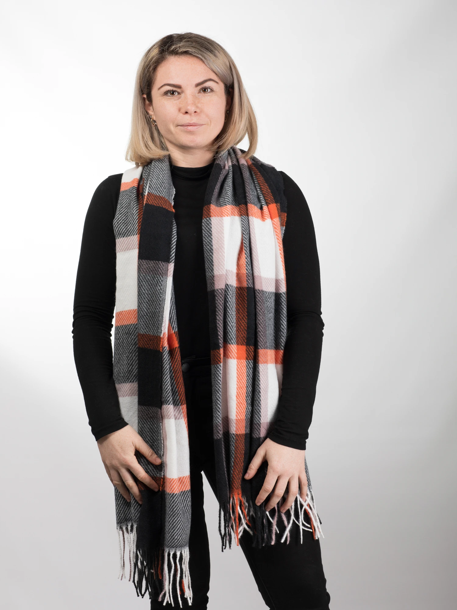 Esarfa eleganta din casmir tip sal - Model Unicat 14 [3]