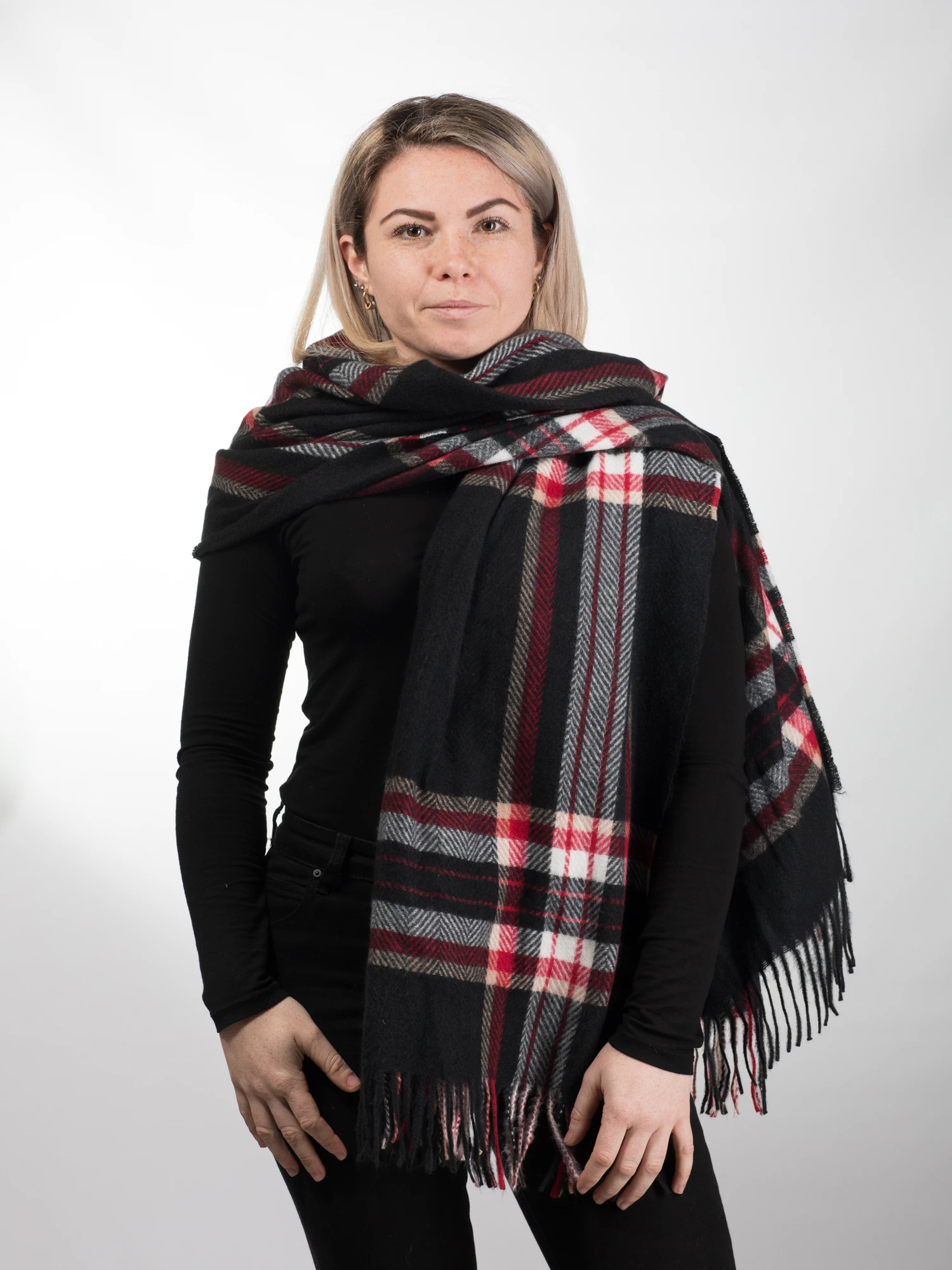 Esarfa eleganta din casmir tip sal - Model Unicat 31 [3]