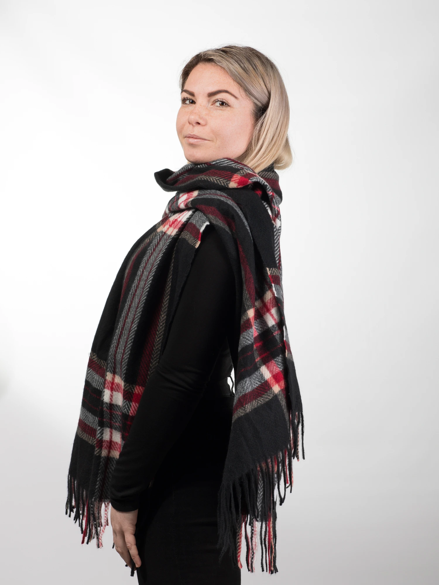 Esarfa eleganta din casmir tip sal - Model Unicat 31 [4]