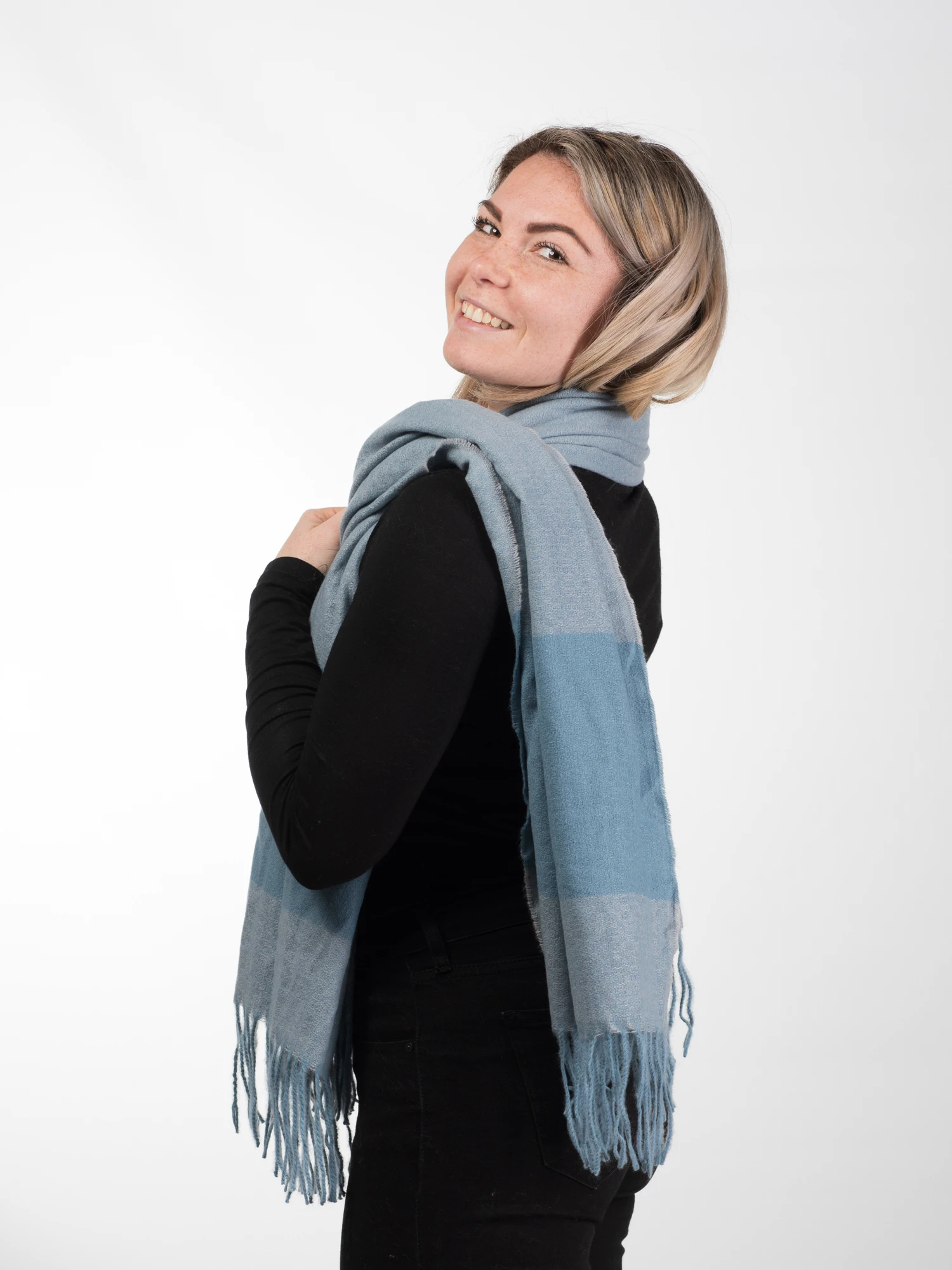 Esarfa eleganta din casmir tip sal - Model Unicat 31 [4]