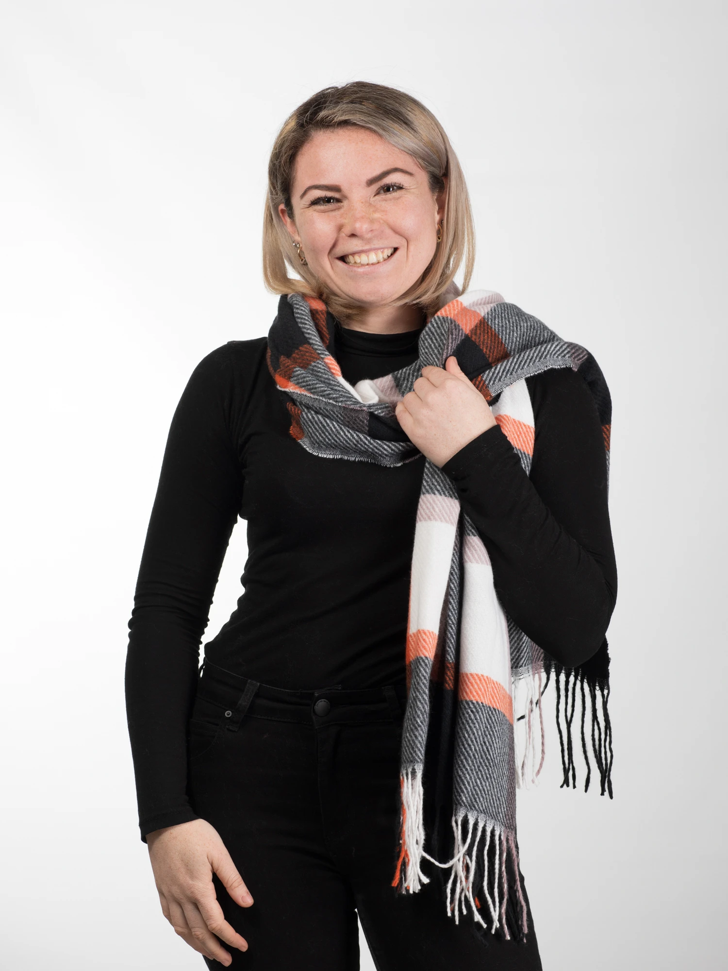 Esarfa eleganta din casmir tip sal - Model Unicat 31 [3]