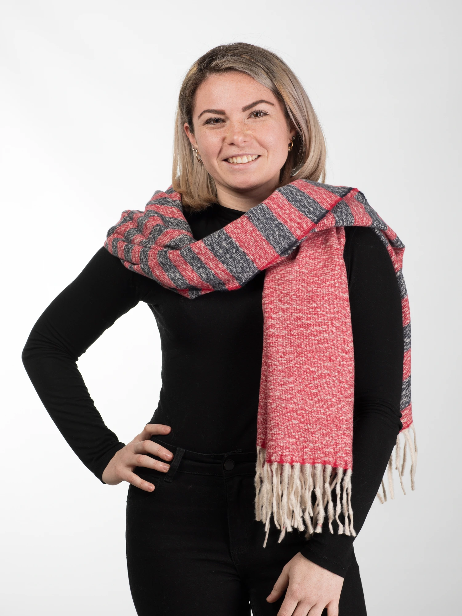 Esarfa eleganta din casmir tip sal - Model Unicat 31 [3]