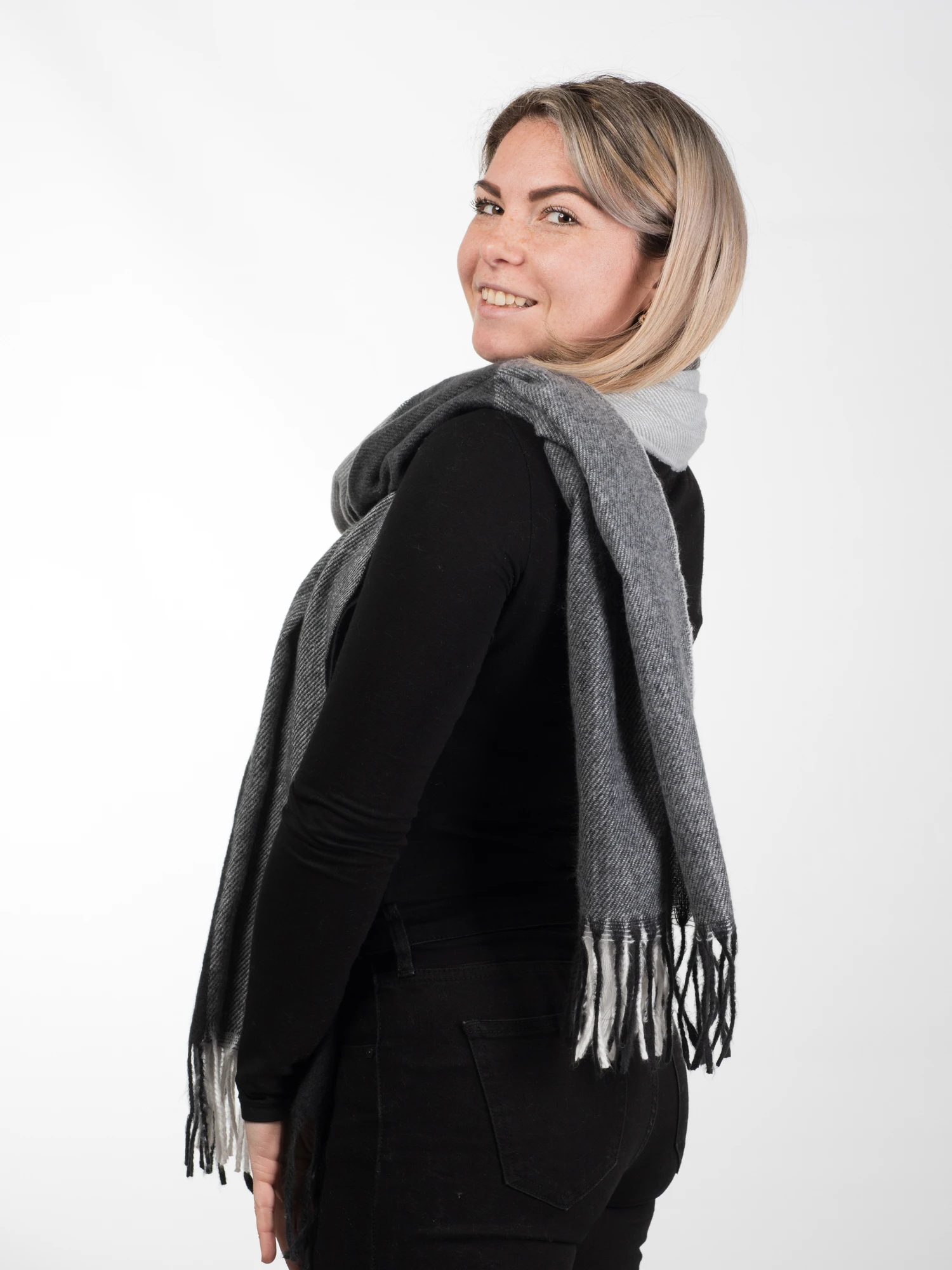 Esarfa eleganta din casmir tip sal - Model Unicat 31 [4]