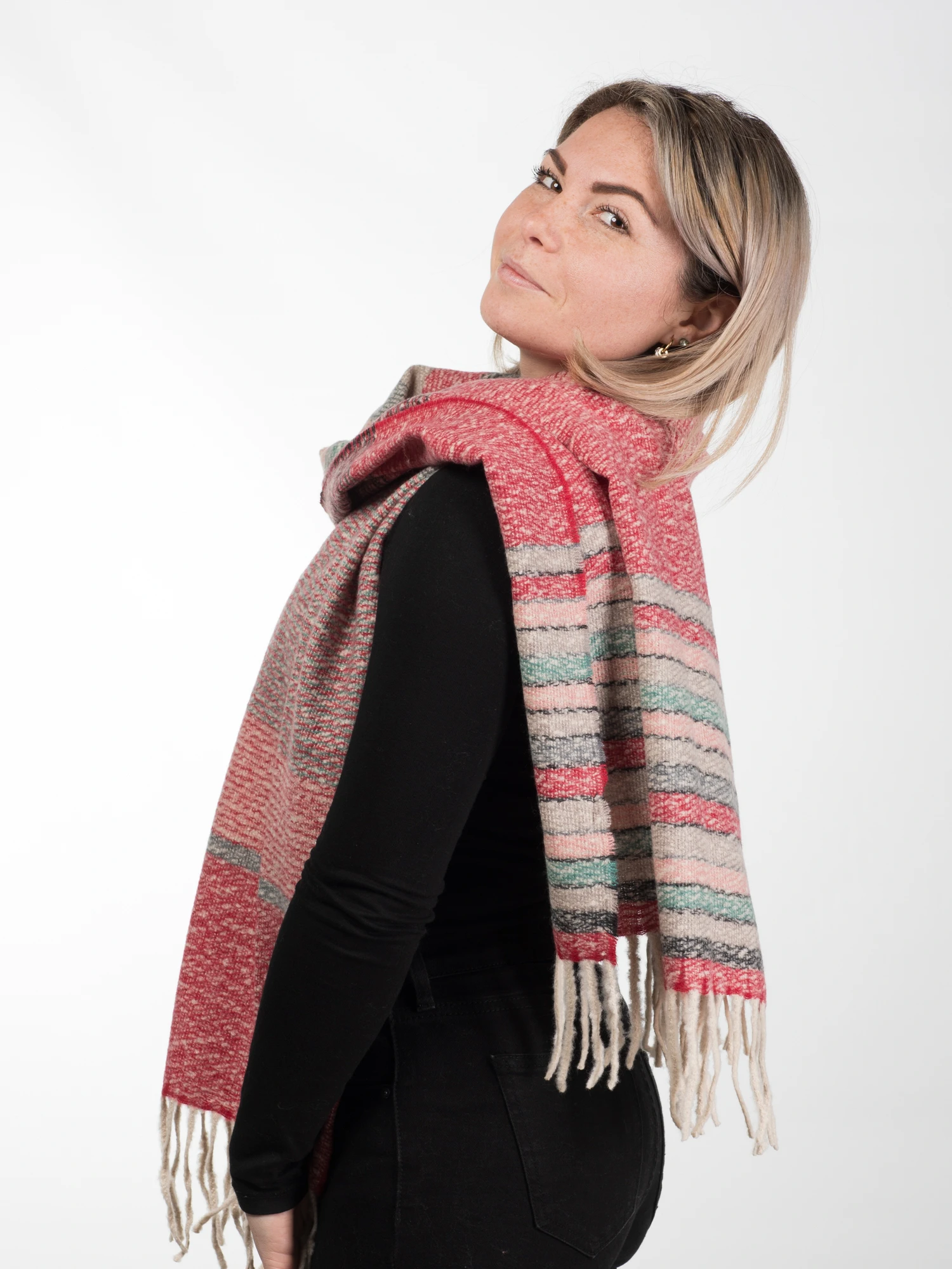 Esarfa eleganta din casmir tip sal - Model Unicat 31 [4]