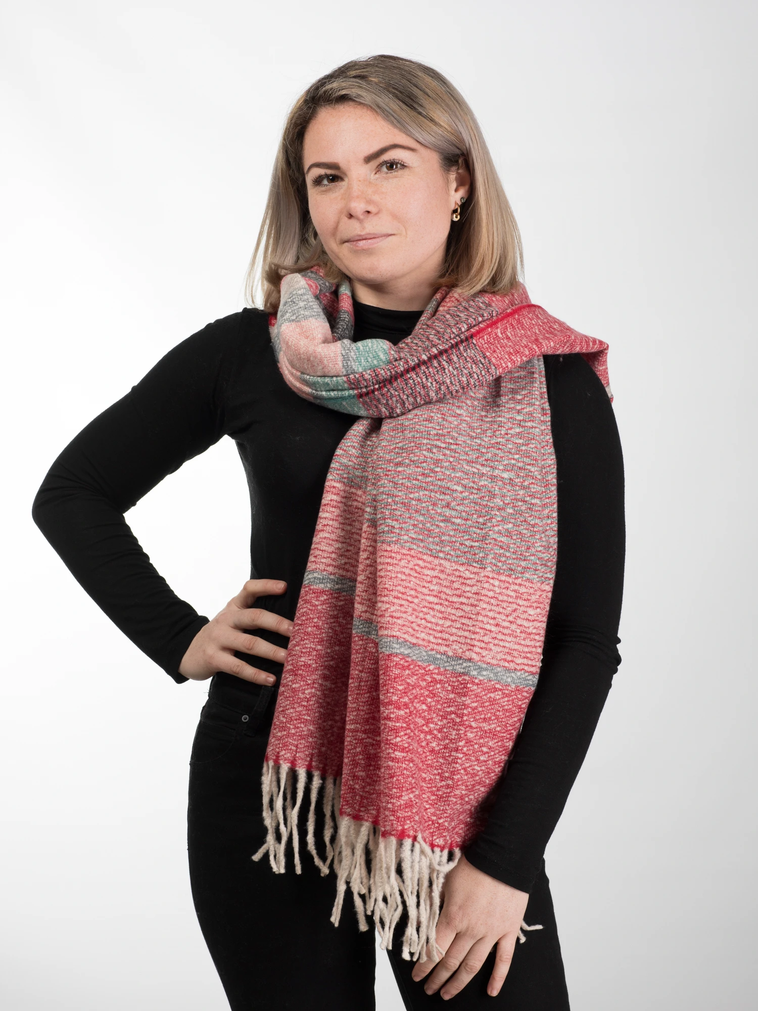 Esarfa eleganta din casmir tip sal - Model Unicat 31 [3]