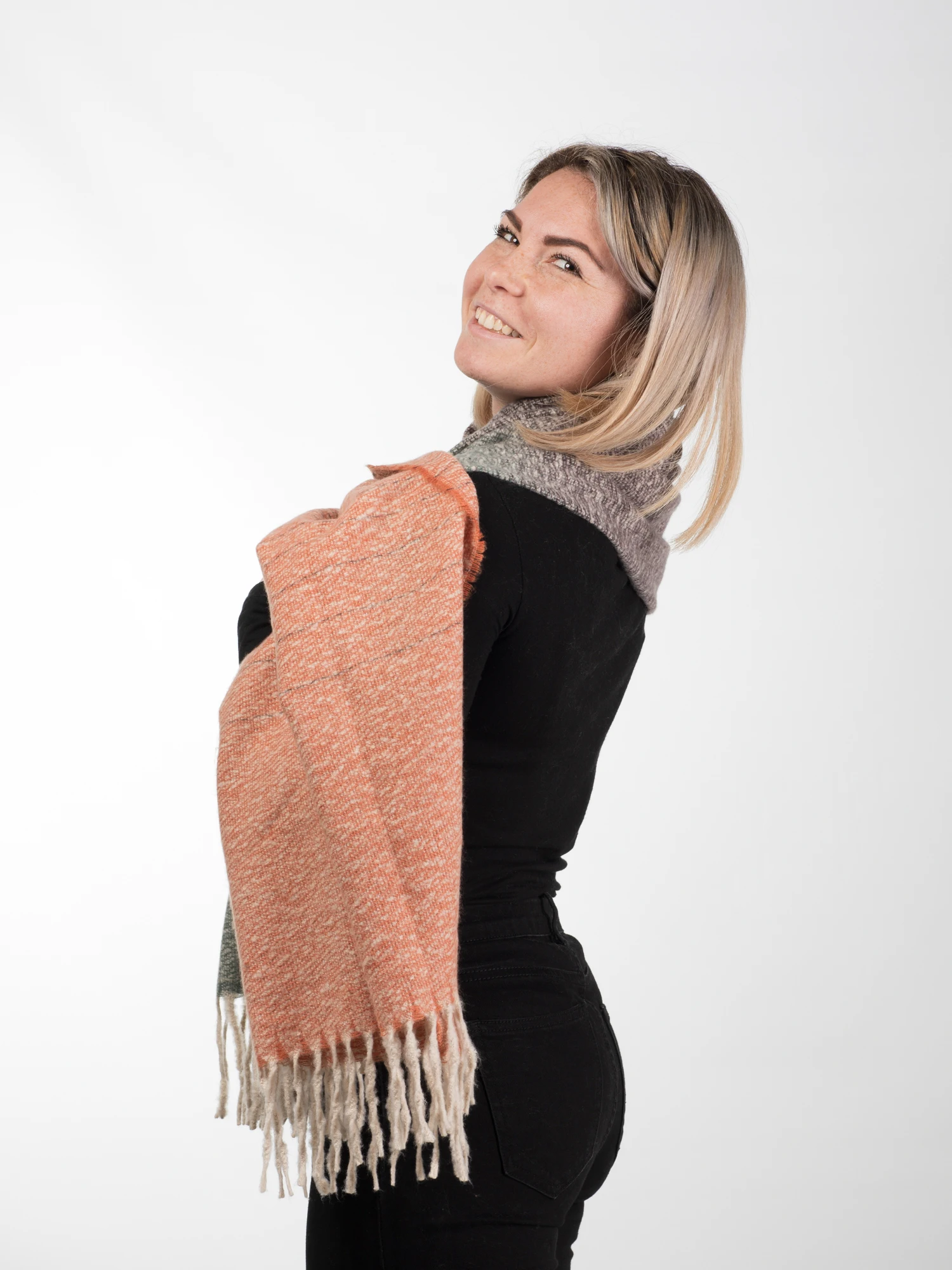 Esarfa eleganta din casmir tip sal - Model Unicat 31 [4]