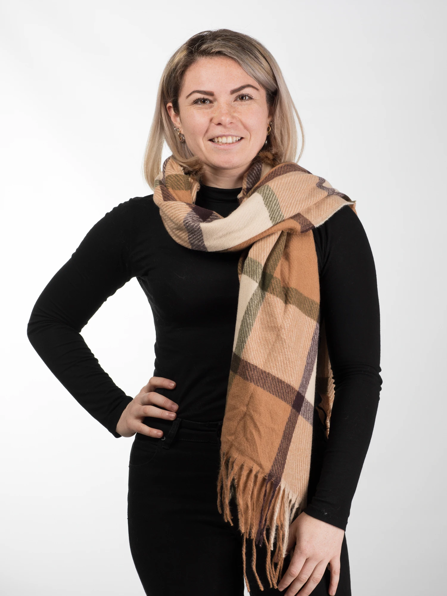 Esarfa eleganta din casmir tip sal - Model Unicat 31 [3]