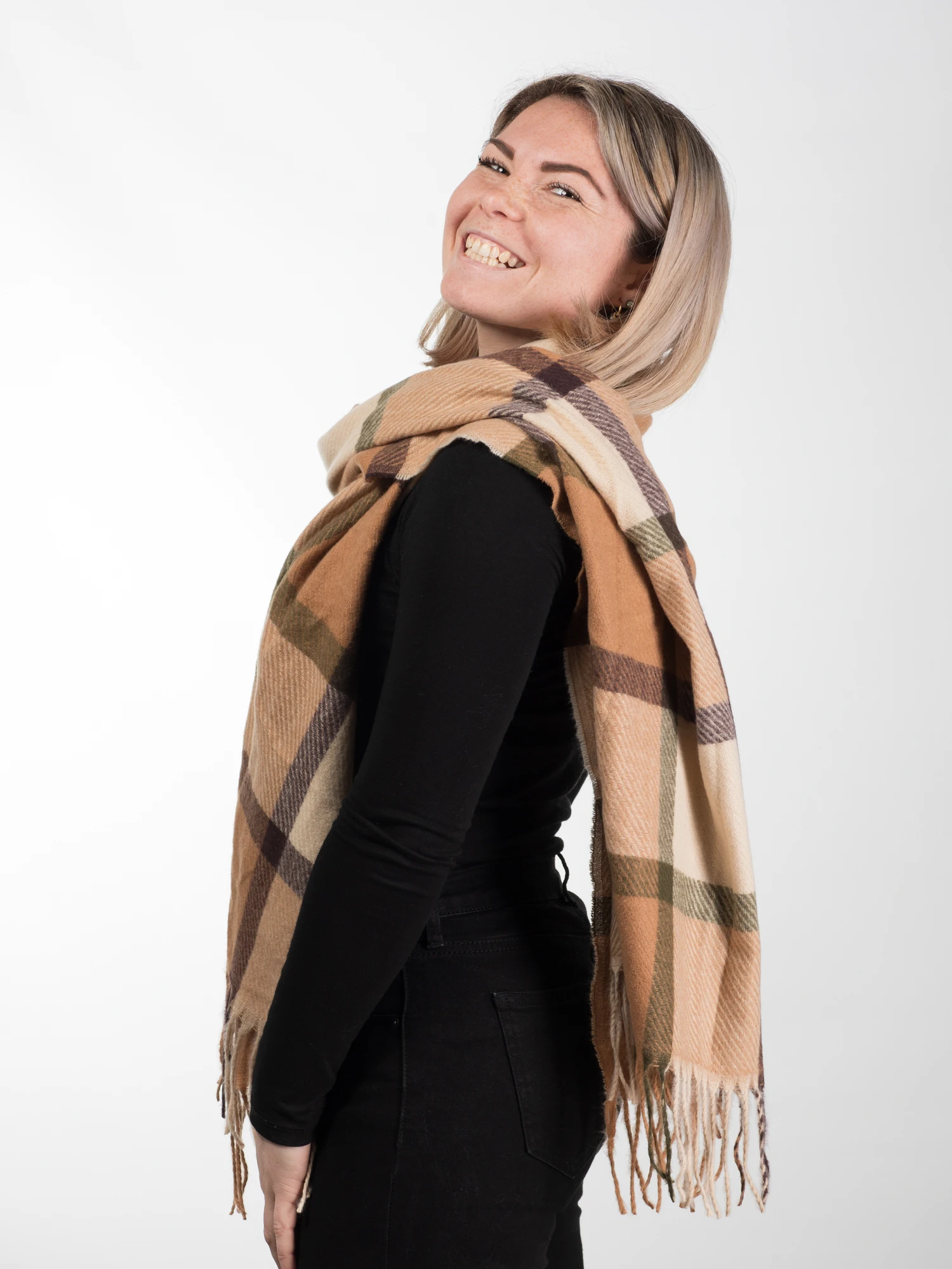 Esarfa eleganta din casmir tip sal - Model Unicat 31 [4]