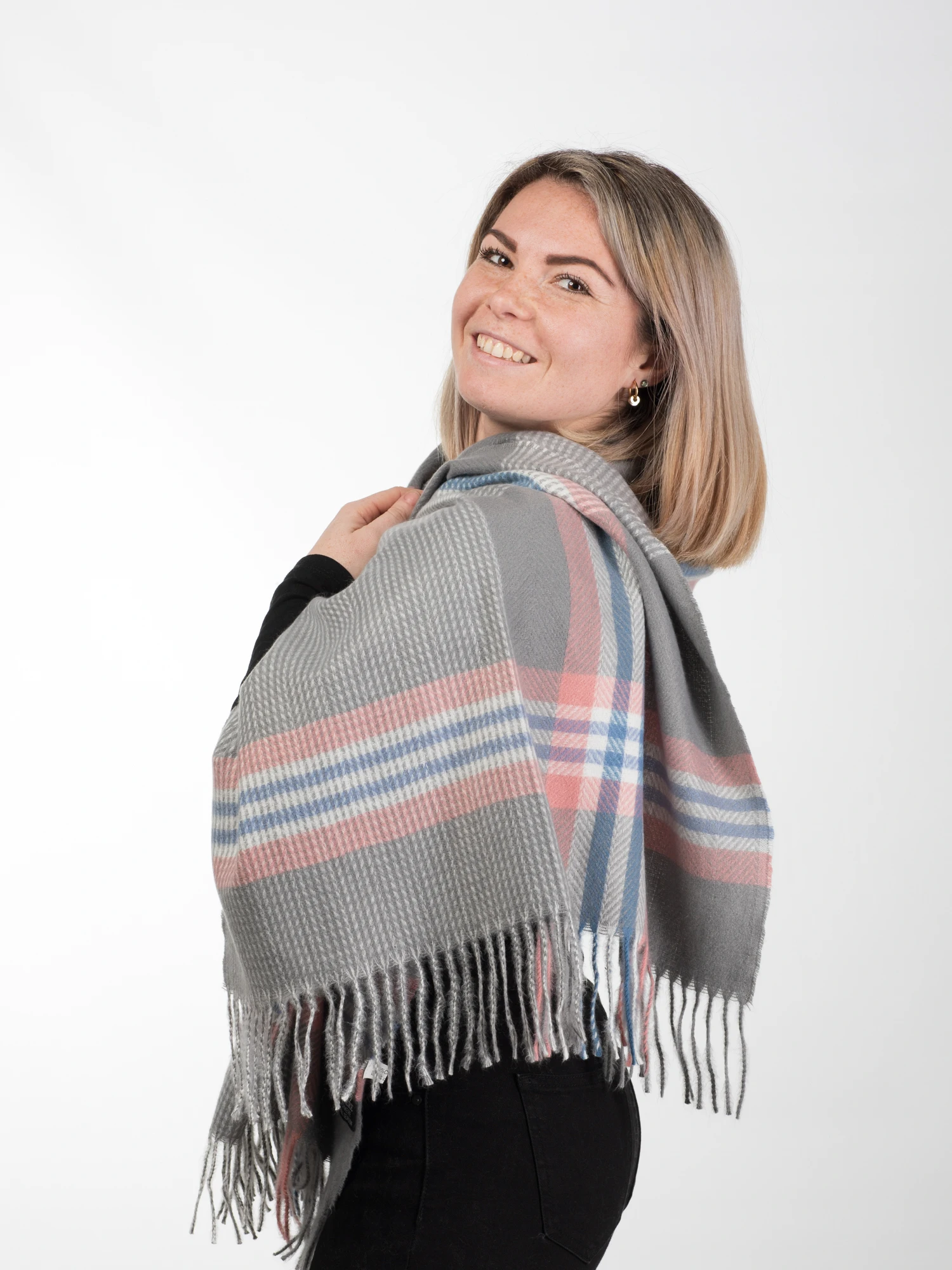 Esarfa eleganta din casmir tip sal - Model Unicat 31 [3]