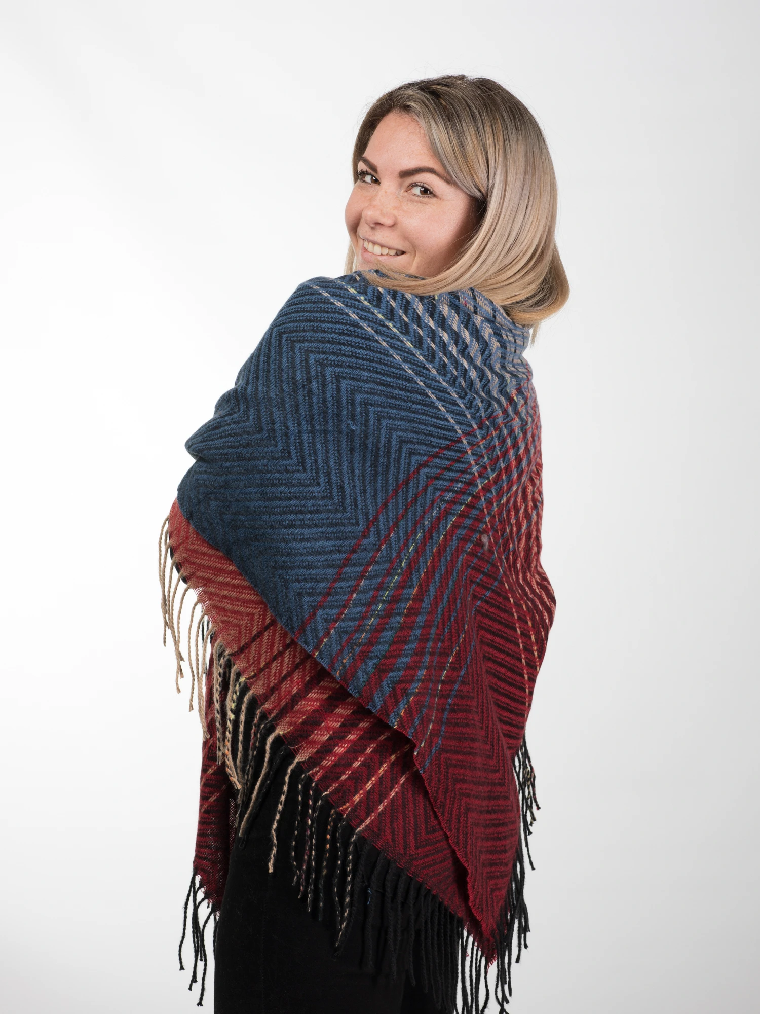 Esarfa eleganta din casmir tip sal - Model Unicat 31 [3]