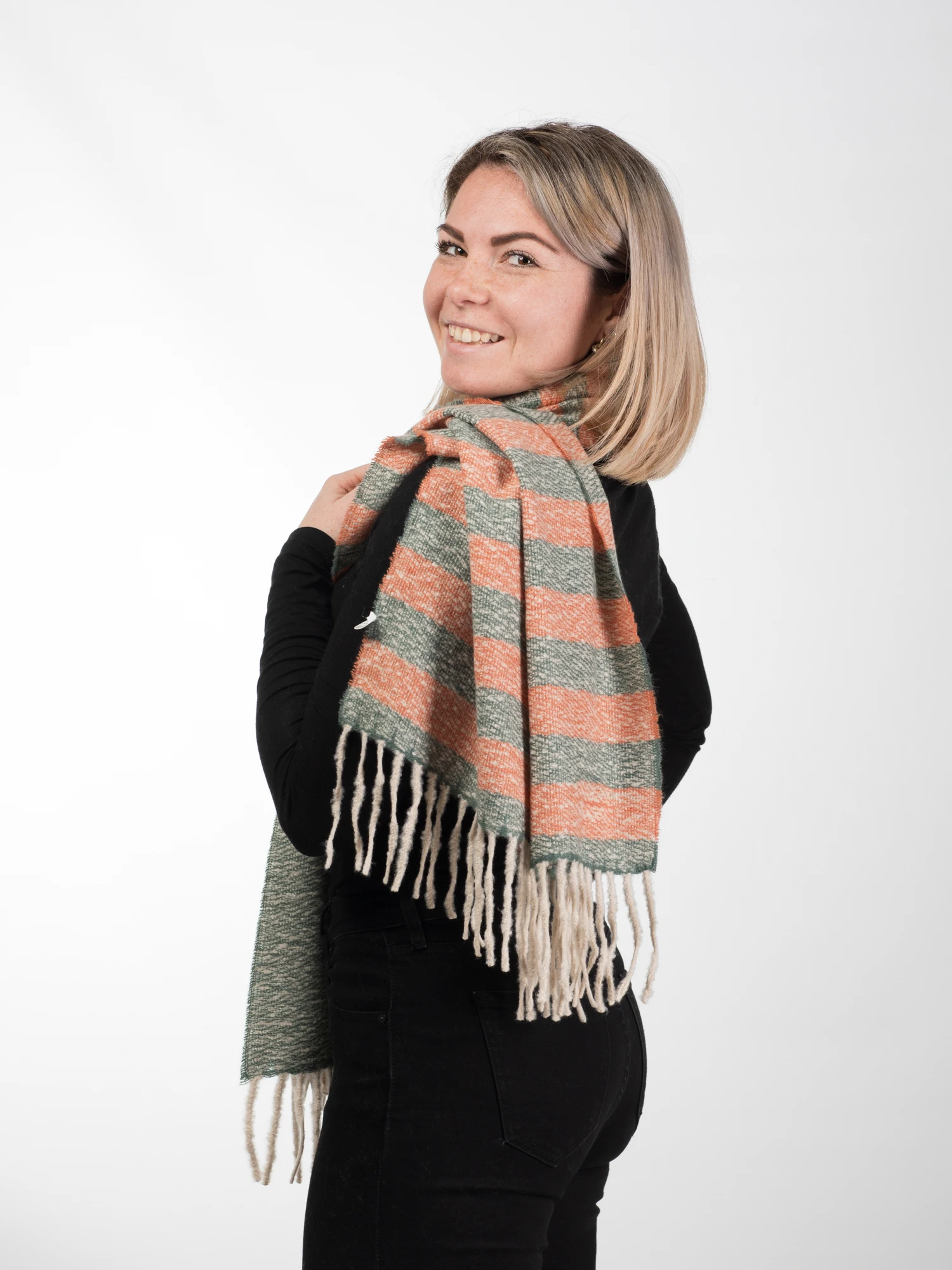 Esarfa eleganta din casmir tip sal - Model Unicat 31 [4]