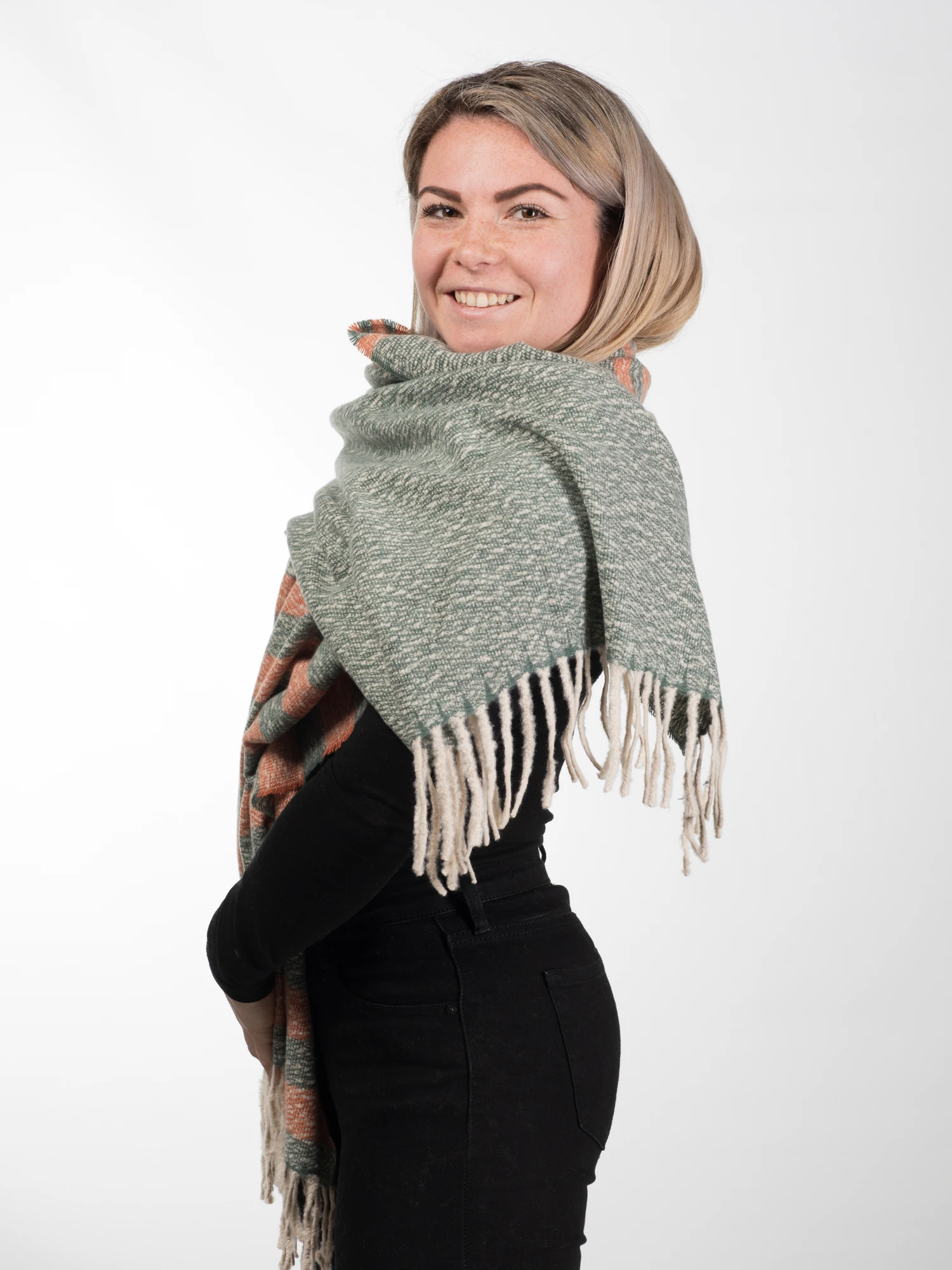 Esarfa eleganta din casmir tip sal - Model Unicat 31 [5]