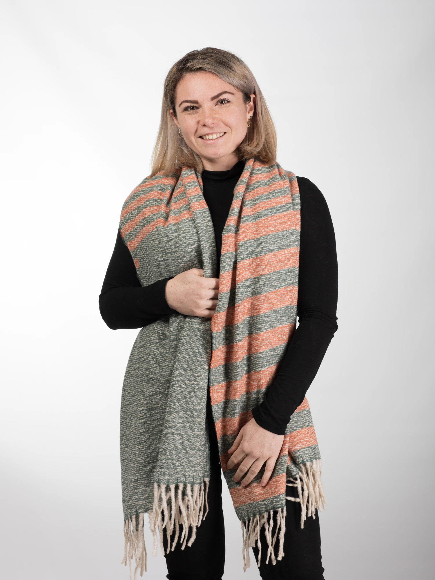 Esarfa eleganta din casmir tip sal - Model Unicat 31 [3]