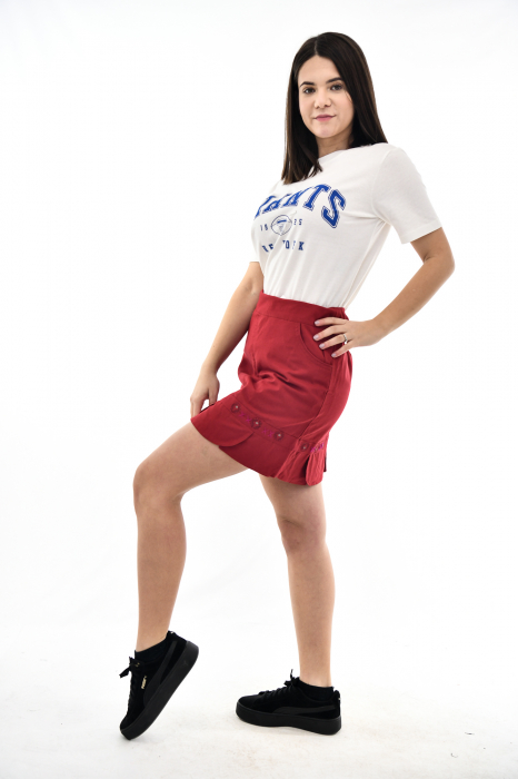 Fusta chic medie - Negru [3]