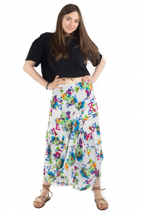 Fusta cu banda elastica - Motive geometrice [2]