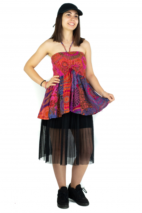 Top dama colorat RFG-517 - Roz [2]