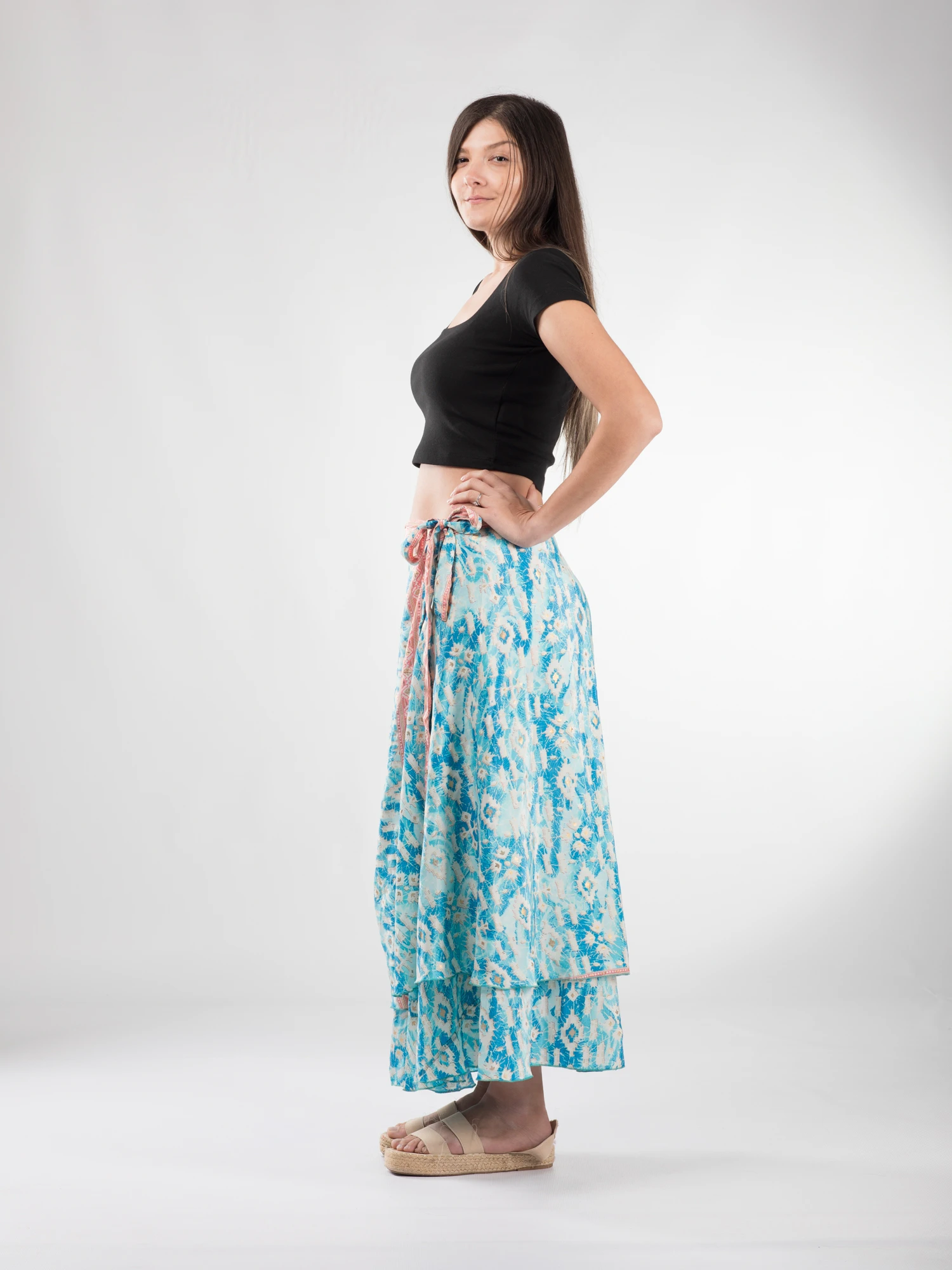 Fustă wrap din materiel fluid - Mode 1 [2]