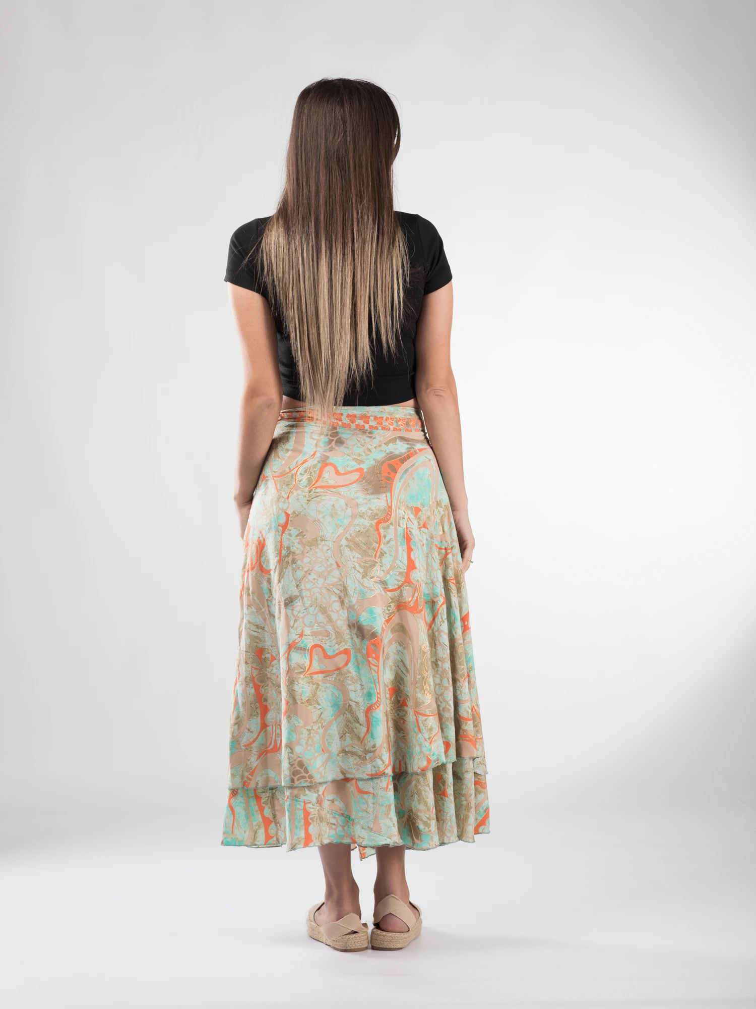 Fustă wrap din materiel fluid - Mode 2 [4]