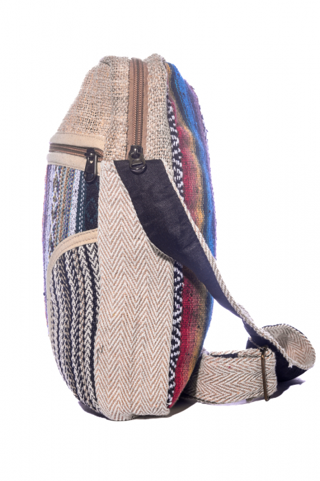 Geanta de umar din canepa si bumbac - Model 2 [2]