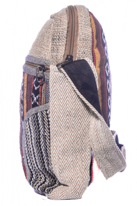 Geanta de umar din canepa si bumbac - Model 5 [3]