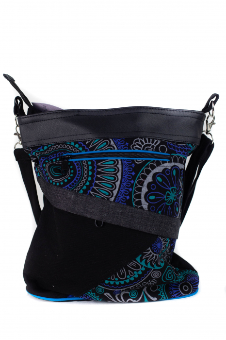 Geanta tip postas - Albastru [3]